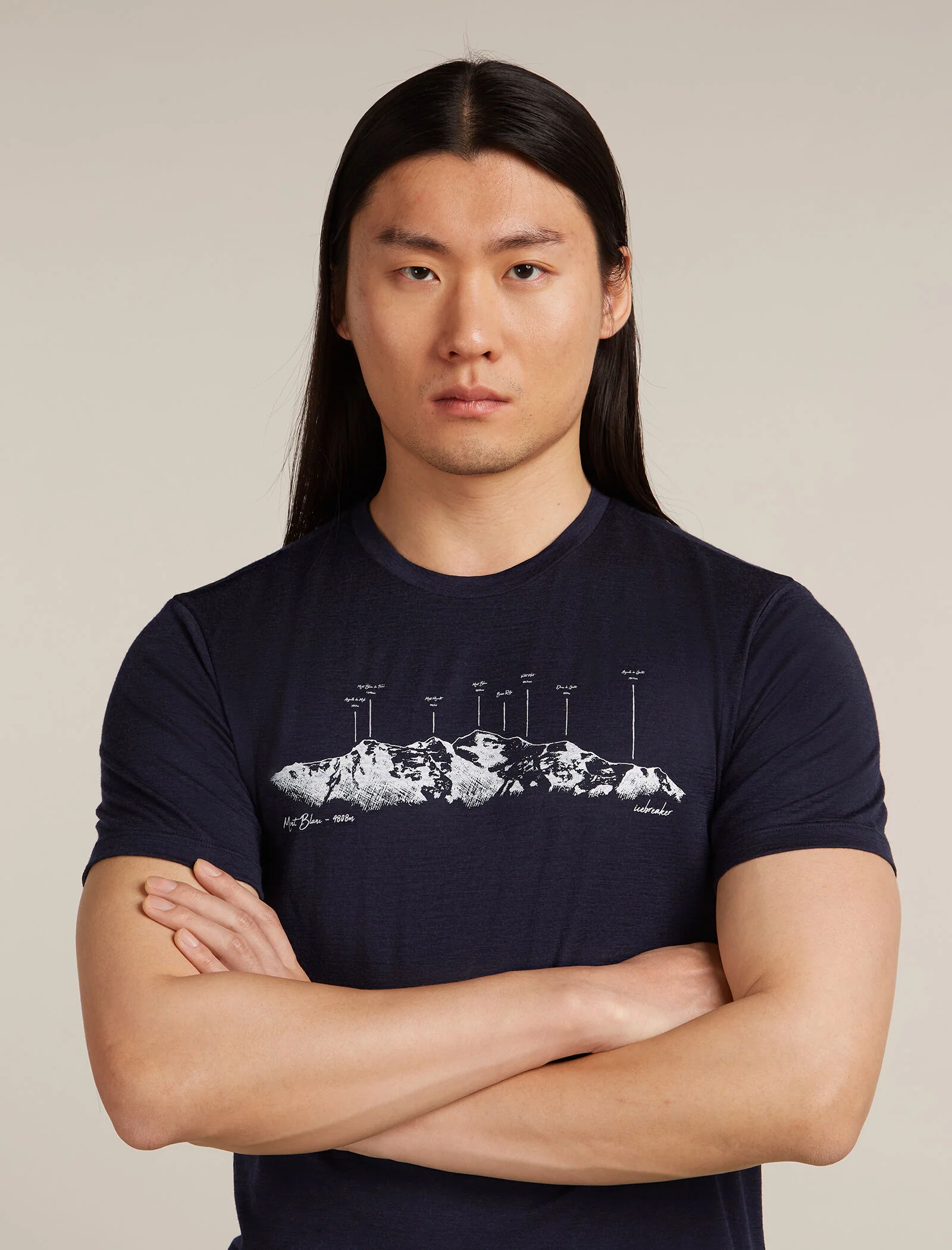 Men's Merino 150 Tech Lite Short Sleeve T-Shirt The Peaks - Image 5