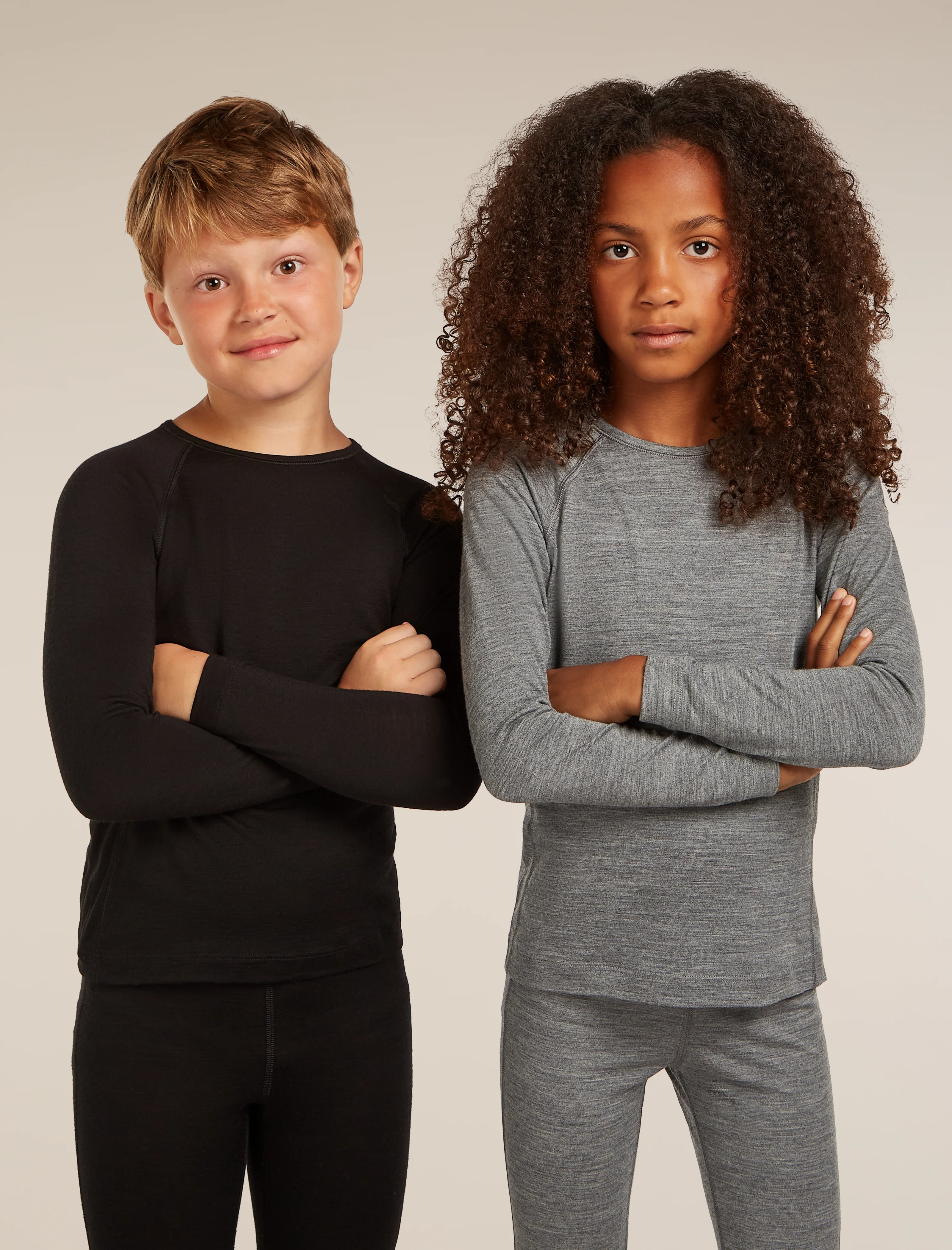 Kids’ Merino 200 Oasis Long Sleeve Crewe Thermal Top - Image 11