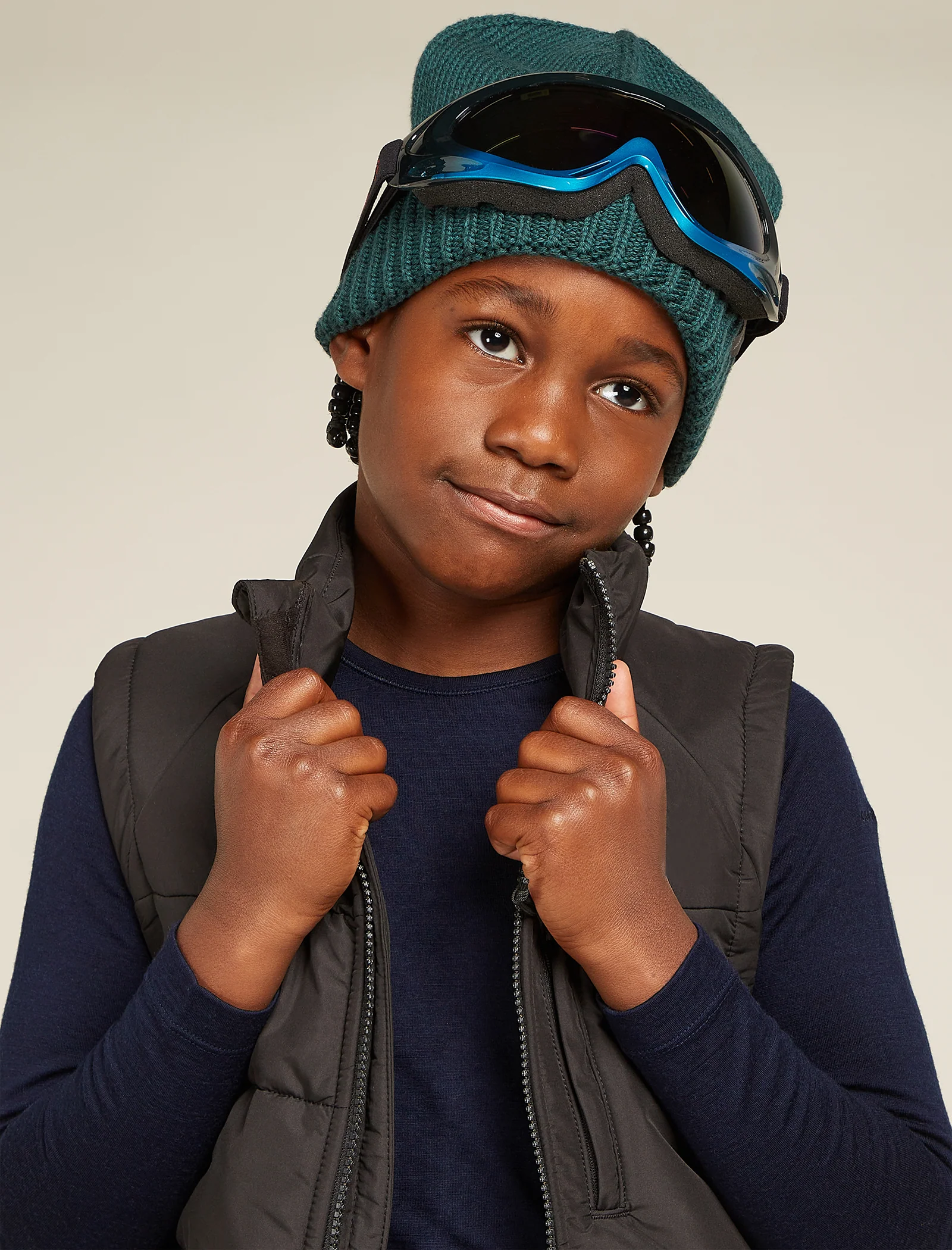 Kids’ Merino 200 Oasis Long Sleeve Crewe Thermal Top - Image 10